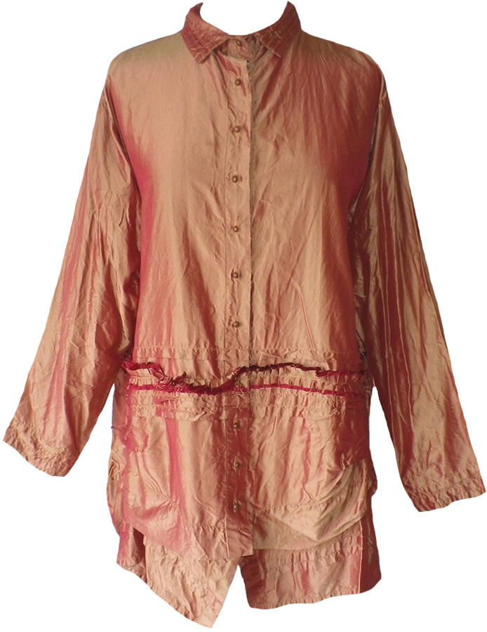 silk taffeta shirt