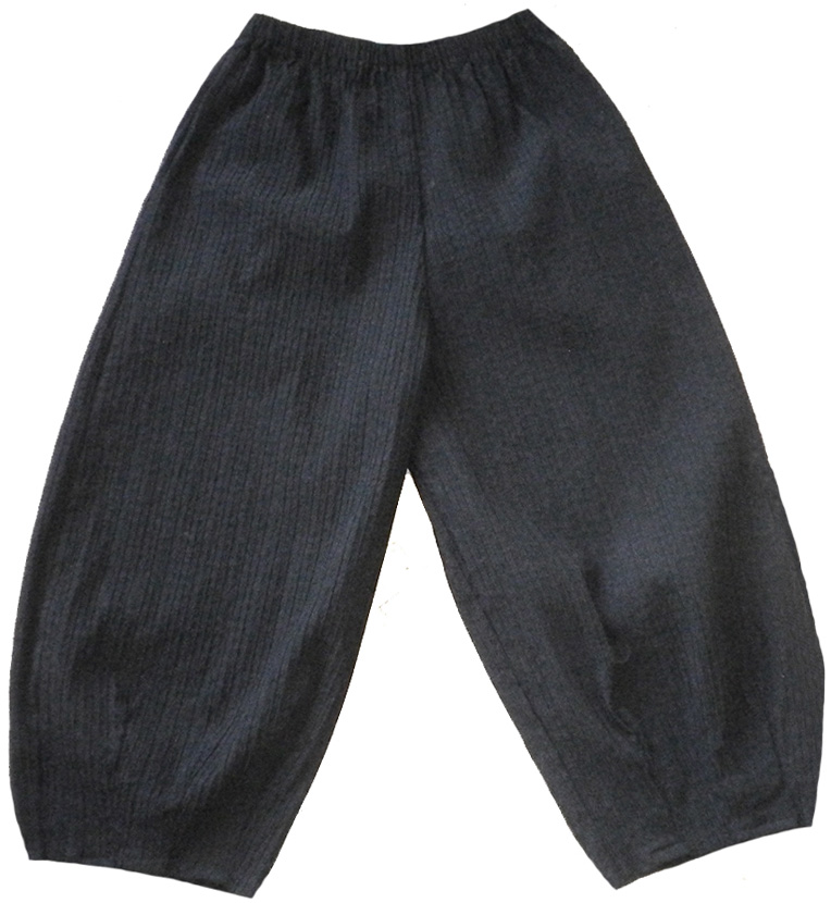 black balloon pants